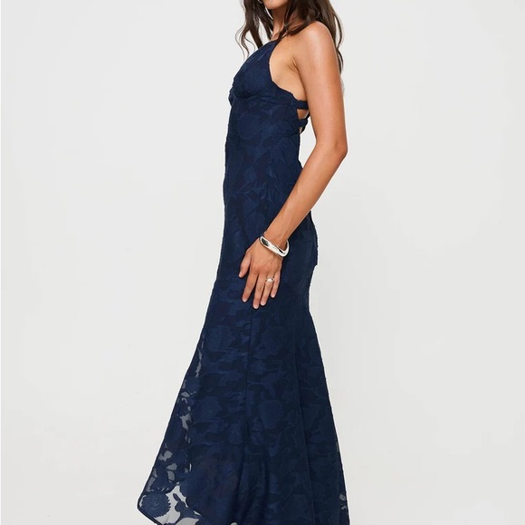 Princess Polly CYRENE MAXI DRESS NAVY - Picture 4 of 12